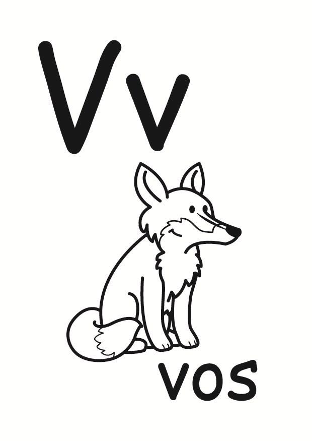 v Fargeleggingsbilde v
