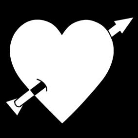 Fargeleggingsbilde valentindagen