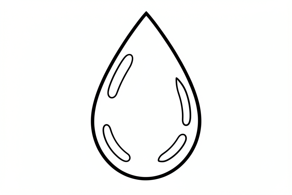 Fargeleggingsbilde vanndrA¥pe