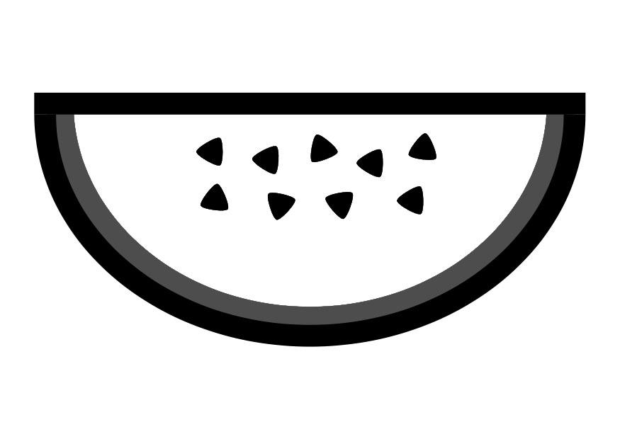 Fargeleggingsbilde vannmelon