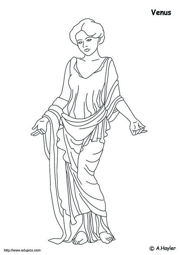 Fargeleggingsbilde venus