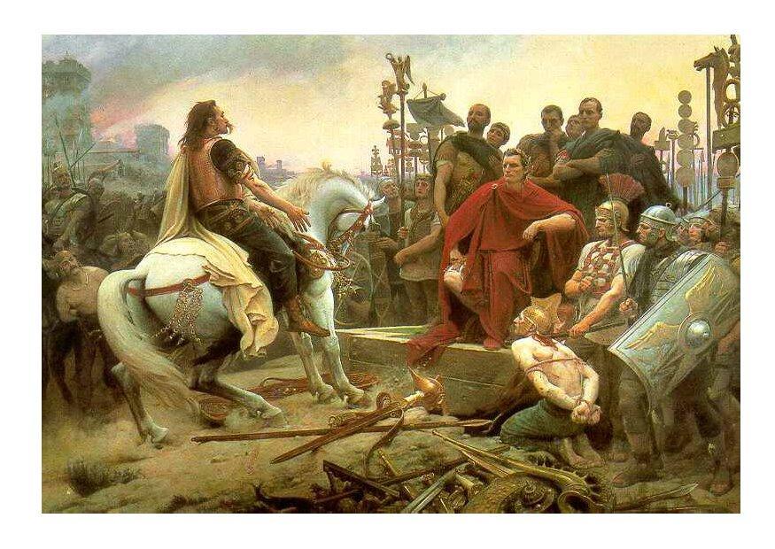 vercingetorix kapitulerer for cesar bilde vercingetorix kapitulerer for cesar