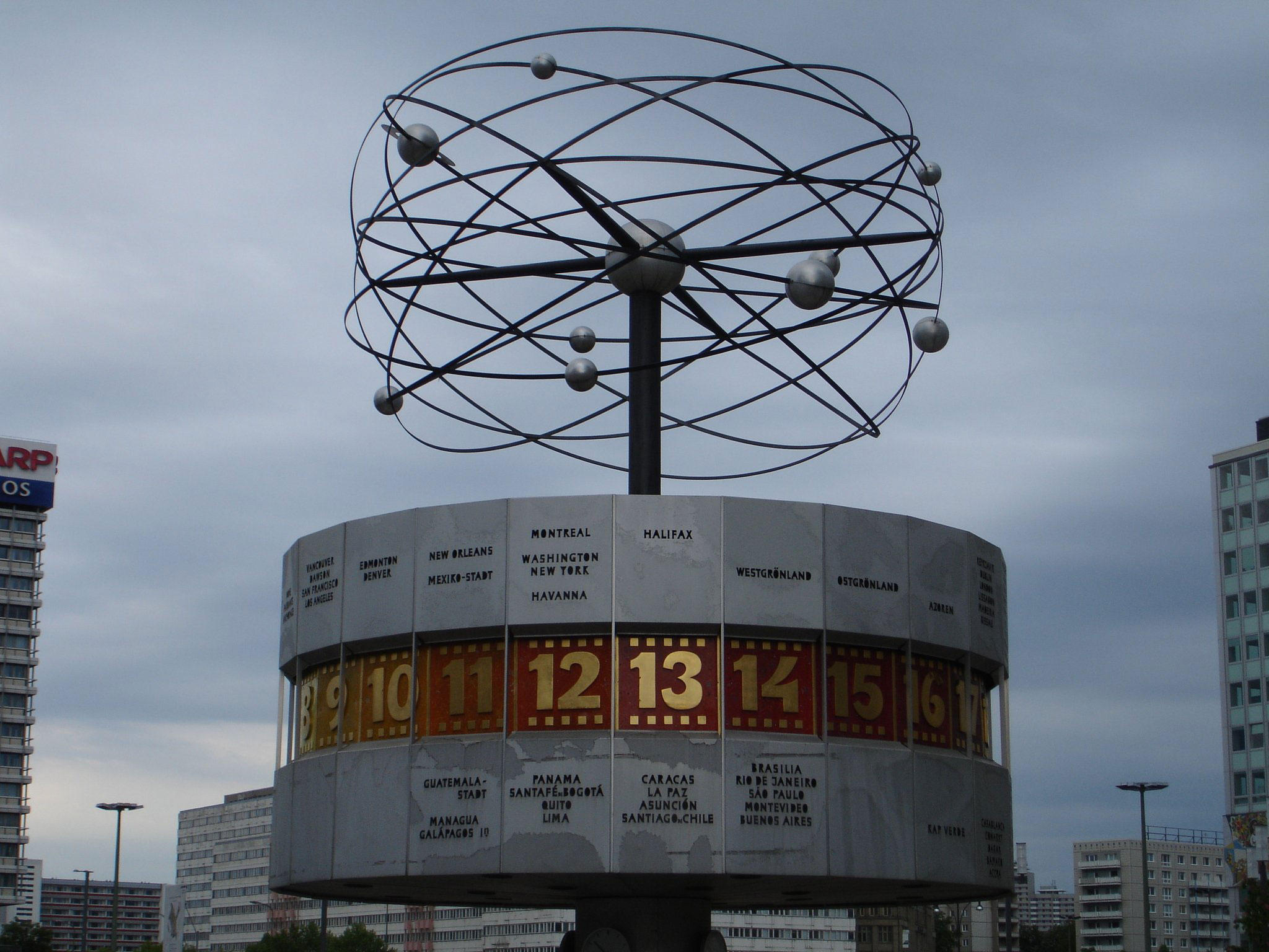Foto verdensklokke - berlin