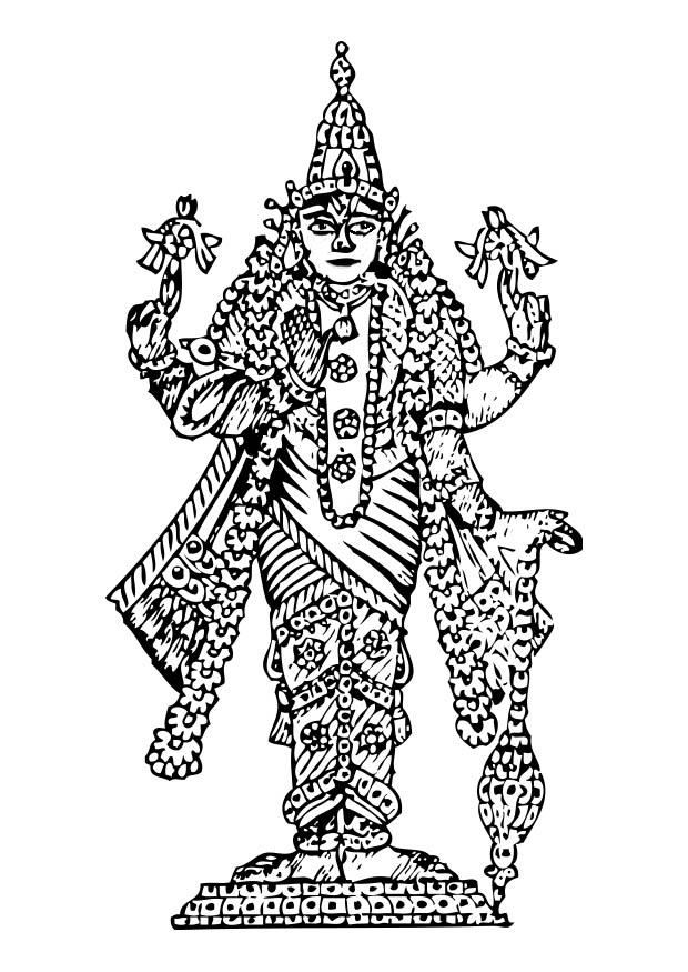 vishnu Fargeleggingsbilde vishnu