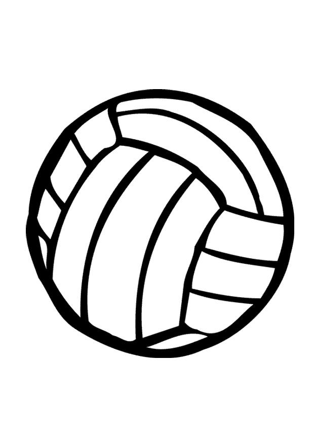Fargeleggingsbilde volleyball