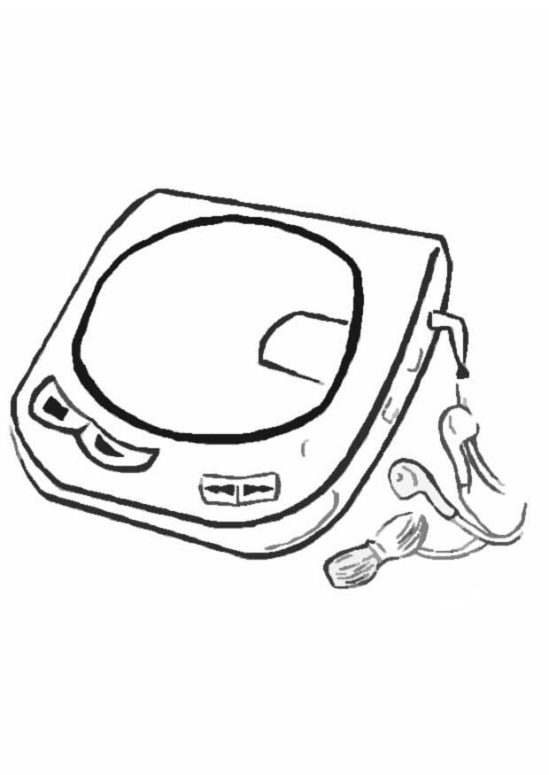 walkman Fargeleggingsbilde walkman