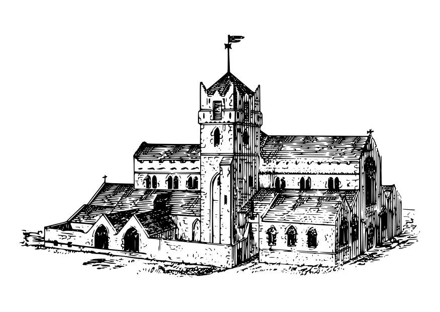 Fargeleggingsbilde waterford cathedral