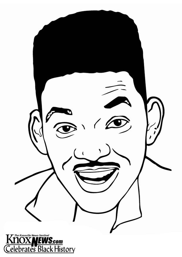 Fargeleggingsbilde will smith