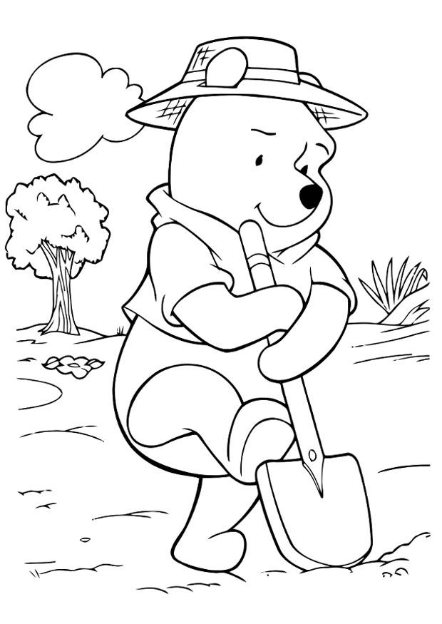 Fargeleggingsbilde winnie the pooh