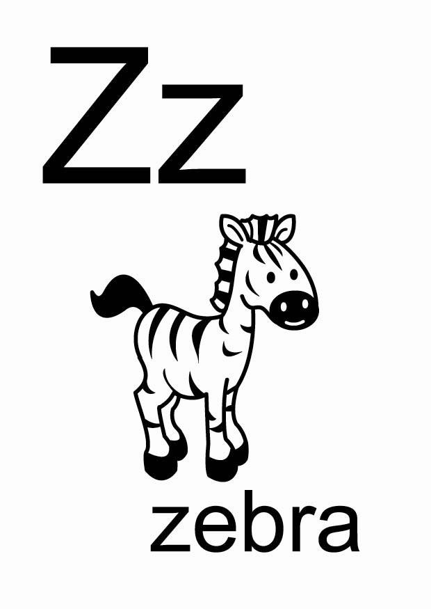 z Fargeleggingsbilde z