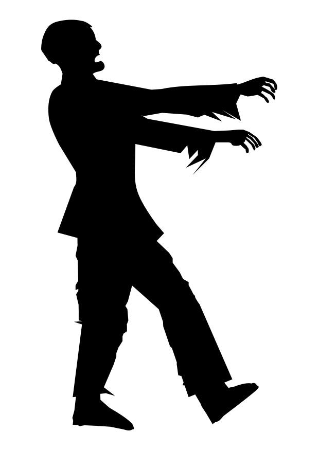 Fargeleggingsbilde zombie